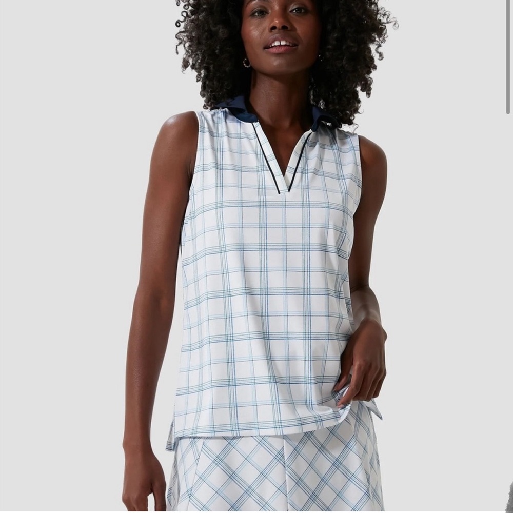 Tuckernuck SPORT Provincial Plaid  Polo